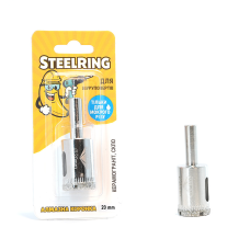 Алмазна гальванічна коронка Steelring D20 під дриль (STS20)