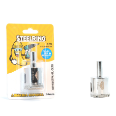Алмазна гальванічна коронка Steelring D30 під дриль (STS30)