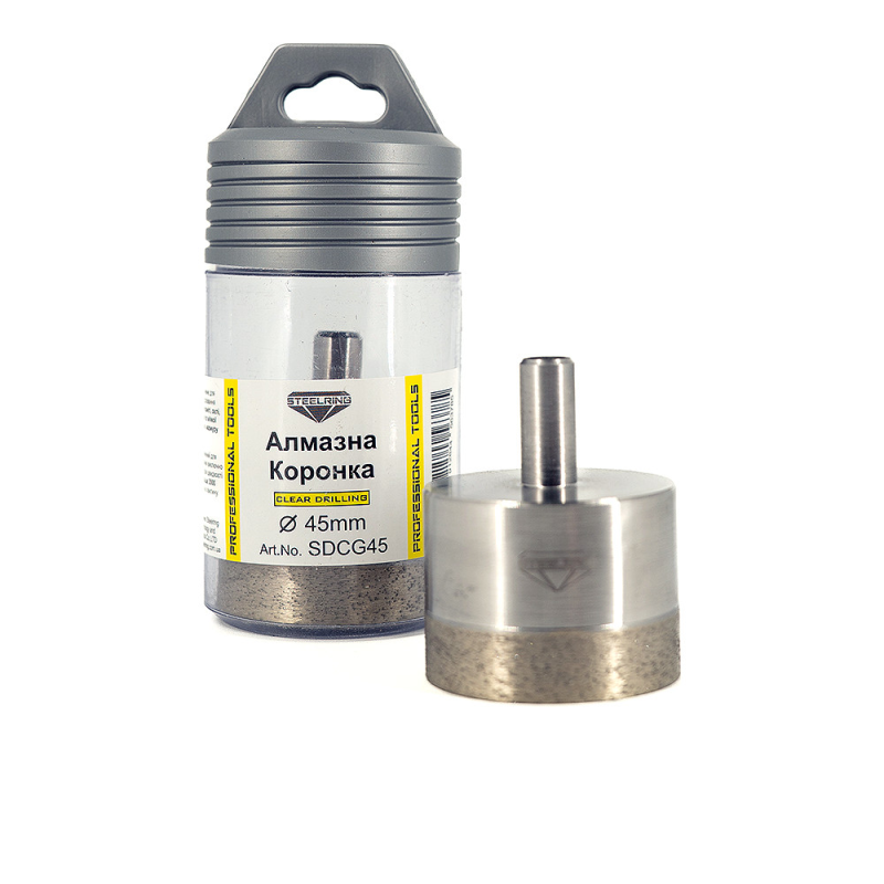 Алмазна коронка Steelring Perfect під дриль 45мм (SDCG45)