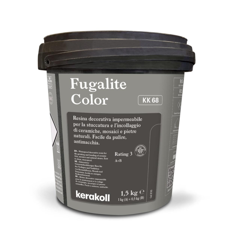 Епоксидна затирка Kerakoll Fugalite Color 1.5 кг колір КК68 (KK68) Епоксидна затирка Kerakoll Fugalite Color 1.5 кг колір КК68 (KK68)