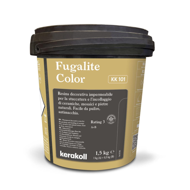 Епоксидна затирка Kerakoll Fugalite Color 1.5 кг колір КК101 (KK101) Епоксидна затирка Kerakoll Fugalite Color 1.5 кг колір КК101 (KK101)