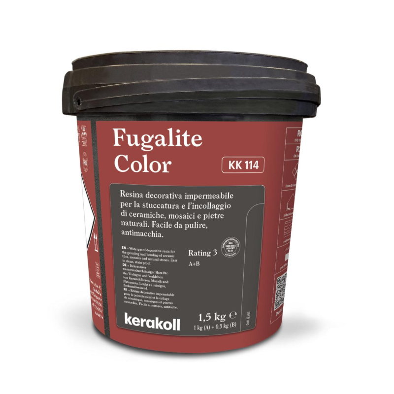 Епоксидна затирка Kerakoll Fugalite Color 1.5 кг колір КК114 (KK114) Епоксидна затирка Kerakoll Fugalite Color 1.5 кг колір КК114 (KK114)