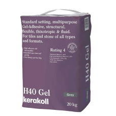 Клей для всіх форматів плитки Kerakoll H40 Gel Grey 20 кг (H40G)