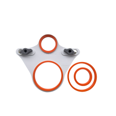 Шаблон-кондуктор Layeron для монтажу інсталяції  на два отвори + кріплення + 2 кільця (L0020)