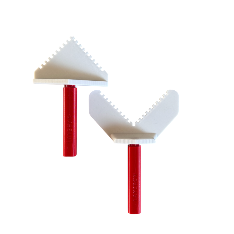 Набір кутових гребінок Layeron для кутоформуючих стрічок, 2 шт. для внутрішніх/зовнішніх кутів (L0021)