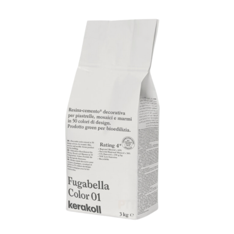 Фуга для швів Kerakoll Fugabella Color 1 (3 кг) (KFG1) Фуга для швів Kerakoll Fugabella Color 1 (3 кг) (KFG1)