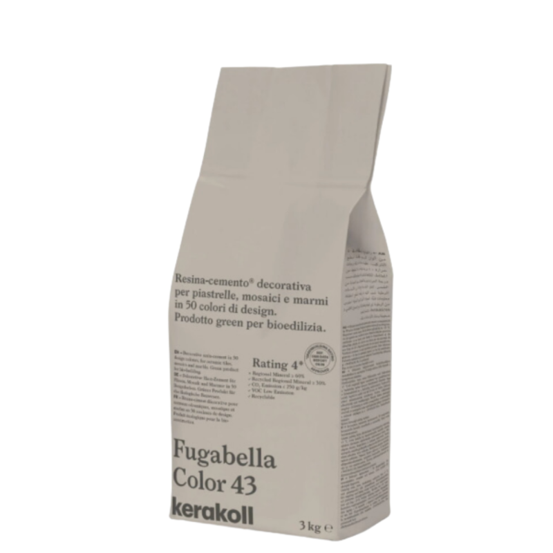 Фуга для швів Kerakoll Fugabella Color 43 (3 кг) (KFG43) Фуга для швів Kerakoll Fugabella Color 43 (3 кг) (KFG43)