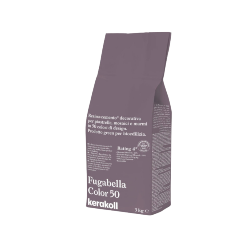 Фуга для швів Kerakoll Fugabella Color 50 (3 кг) (KFG50) Фуга для швів Kerakoll Fugabella Color 50 (3 кг) (KFG50)