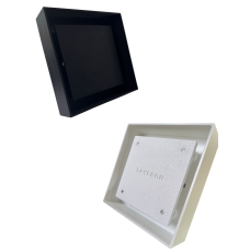 Корпус вентилятора прихованого монтажу Layeron D100 квадратний пластиковий (L0029)