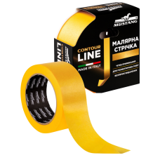 Малярна стрічка рисова  Mustang Contour Line 48мм*50м (ITWP4850G)