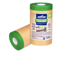 Захисний крафт-папір із малярною стрічкою MUSTANG Masking Roller 250 мм x 20 м (MKP25020)