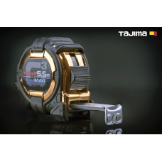 Рулетка будівельна 5,5м х 25мм TAJIMA G3 LOCK ударостійка магнітна