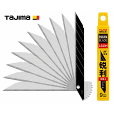 Леза для канцелярського ножа 9 мм TAJIMA (Японія) LB39H кут 30° сегментні 10 шт (1102-0408)