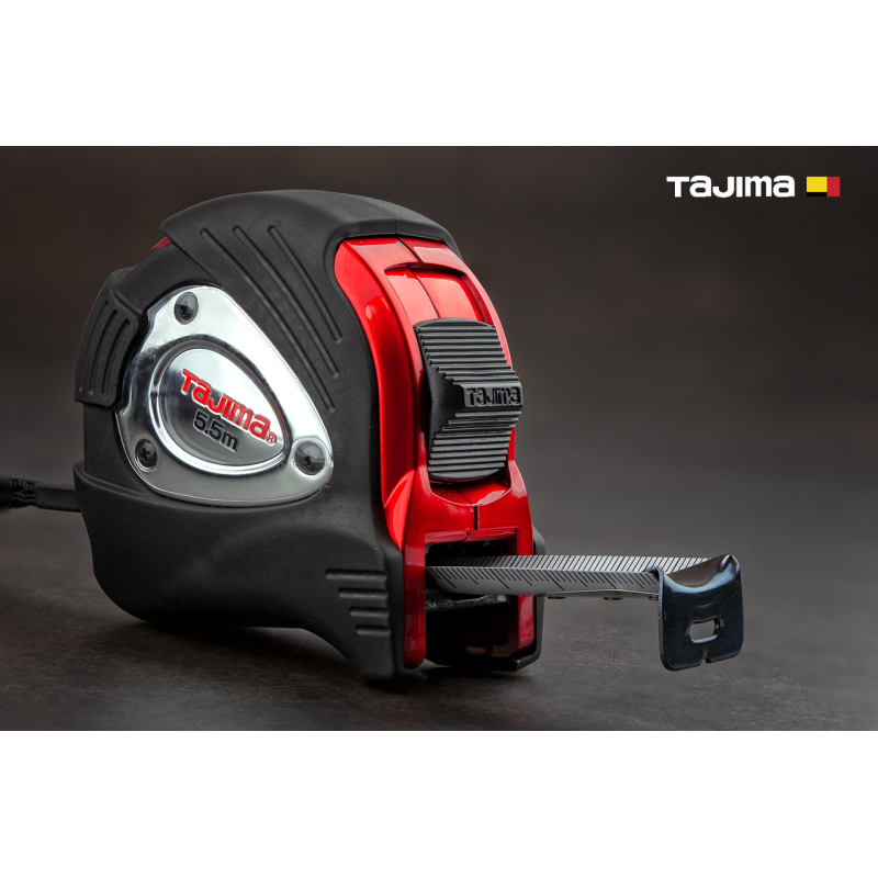 Рулетка будівельна 5,5м х 25мм TAJIMA (Японія) G-LOCK PLUS ударостійка водостійка