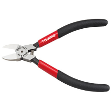 Кусачки бокорізи 125 мм TAJIMA Premium (Японія) CrV для пластику, плоскі губки (1204-2046)