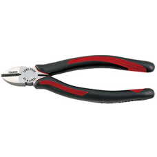 Діагональні кусачки бокорізи 180 мм TAJIMA Premium (Японія) CrV, вигнуті губки, універсальні (1202-1527)