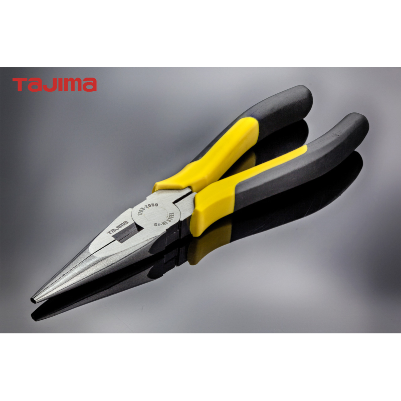 Плоскогубці (длинногубці) 200 мм TAJIMA (Японія) з ріжучим лезом