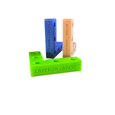 Кутник (кутик) для фіксації плитки Layeron 50×50 мм під 90° (KUT5050T)