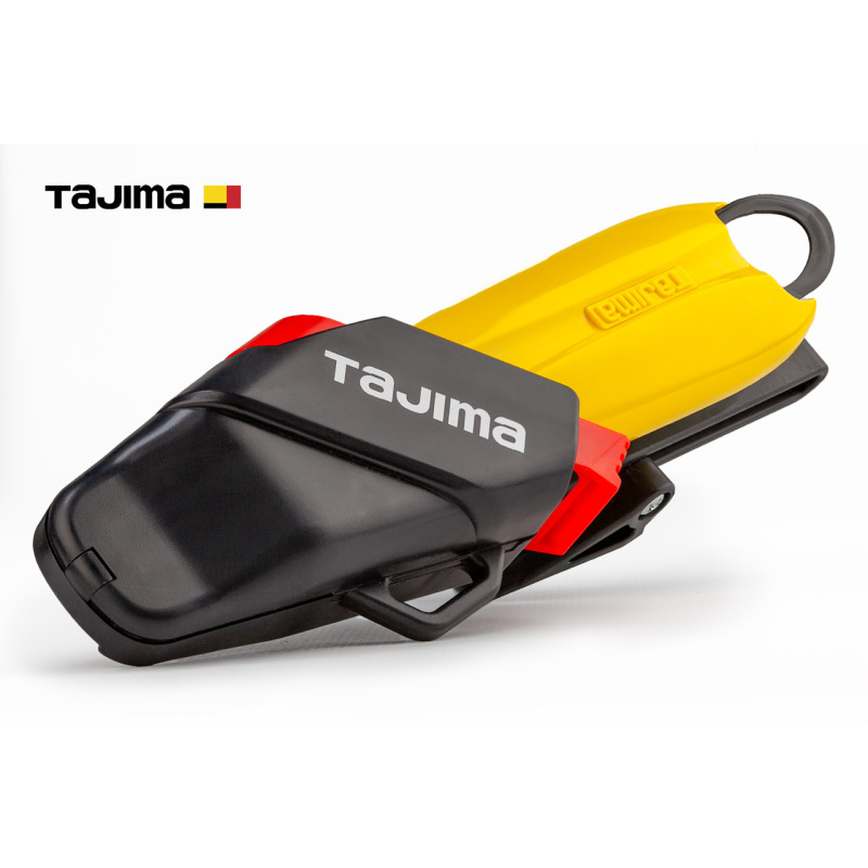 Ніж канцелярський 18 мм з кобурою TAJIMA (Японія) DC-L500YSFBL автоматичний фіксатор