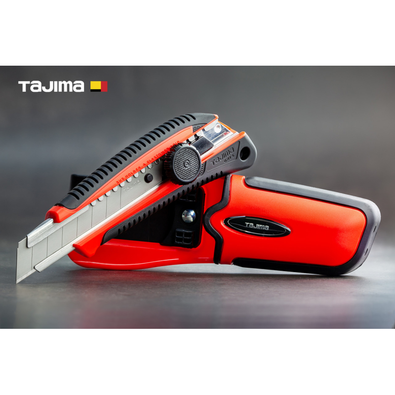 Ніж канцелярський 18 мм із кобурою TAJIMA (Японія) LC561RHSBL гвинтовий фіксатор GRI 561