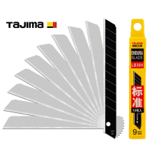 Леза для канцелярського ножа 9 мм TAJIMA (Японія) LB30H ультра міцні сегментні 10 шт (1102-0192)