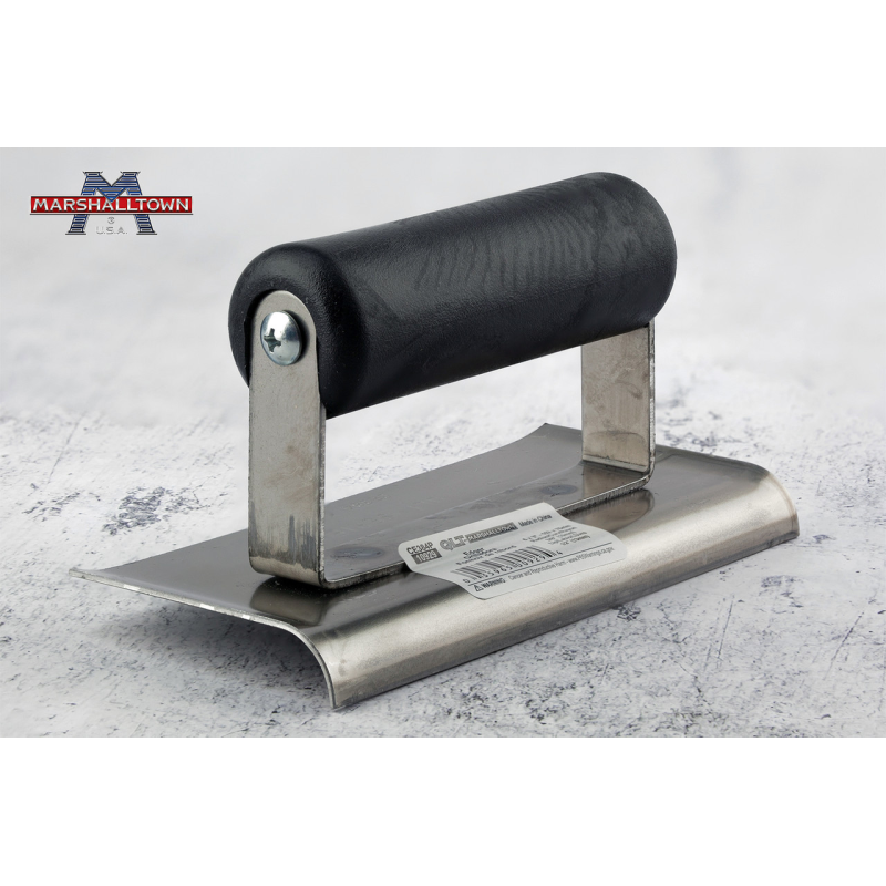 Радіус гладилка для бетону MARSHALLTOWN QLT вуглецева сталь 152 х 76 мм