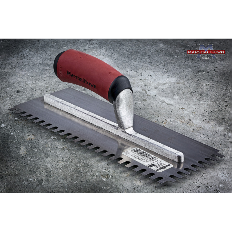 Професійний зубчастий шпатель зуб 13мм MARSHALLTOWN 280 x 114 мм
