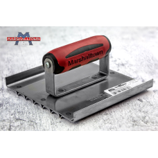 Гладилкая по бетону MARSHALLTOWN з нарізчиком канавок 152 х 152 мм (14282)