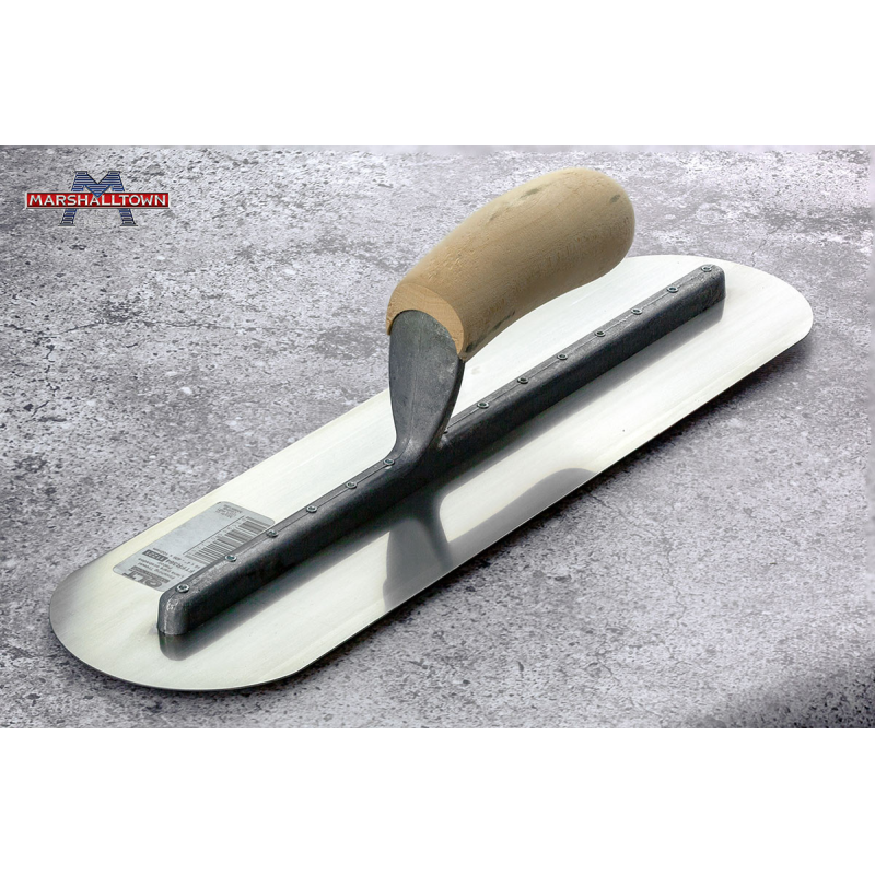 Гладилка для бетону MARSHALLTOWN фінішна заокруглена 406 мм