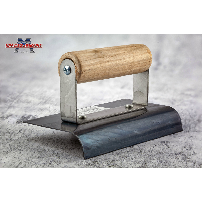 Радіус гладилка для бетону MARSHALLTOWN QLT блакитна сталь 152 х 76 мм