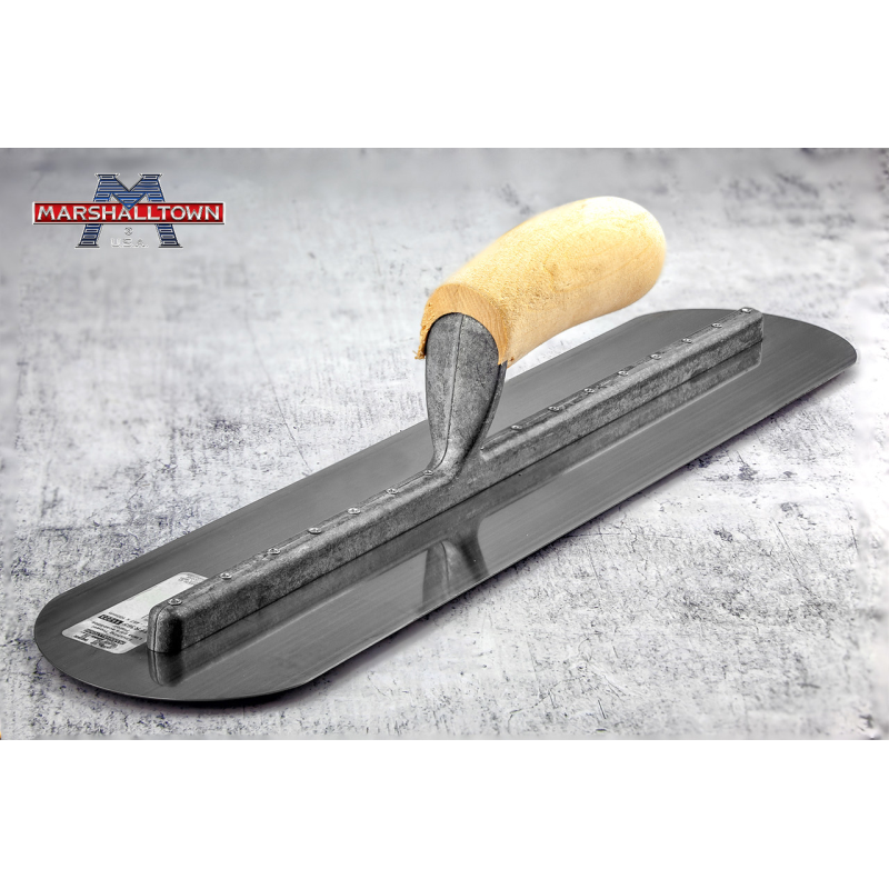Гладилка для бетону MARSHALLTOWN QLT, заокруглена, вуглецева сталь, 457 х 102 мм (11223) Гладилка для бетону MARSHALLTOWN QLT, заокруглена, вуглецева сталь, 457 х 102 мм (11223)