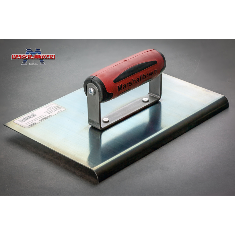 Радіус гладилка для бетону MARSHALLTOWN блакитна сталь 229 х 152 мм