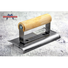 Радіус гладилка для бетону MARSHALLTOWN QLT вуглецева сталь 152 х 76 мм