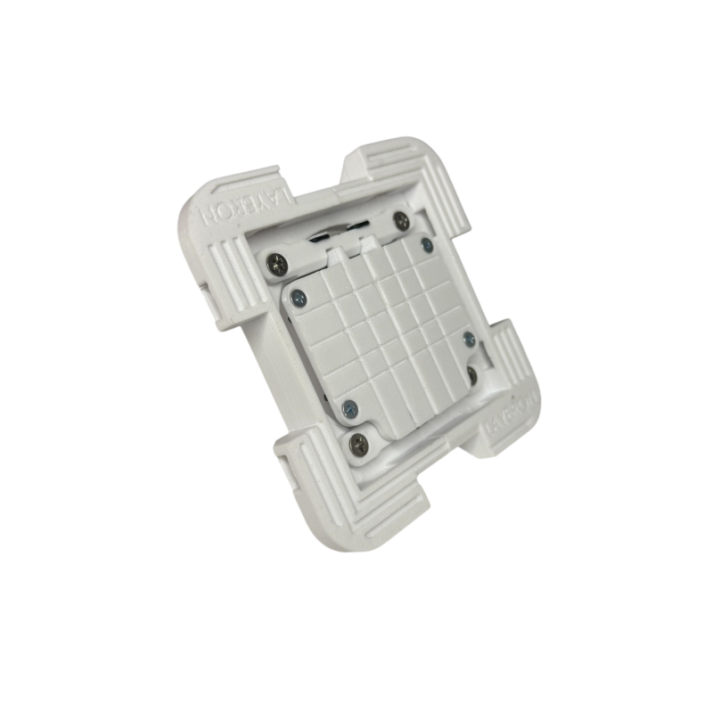 Вимикач прихованого монтажу Layeron подвійний з рамкою (L0055)