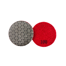 Алмазний гнучкий шліфувальний круг (черепашка) Layeron Ø 50 мм №100 гальванічний з липучкою (L50100)