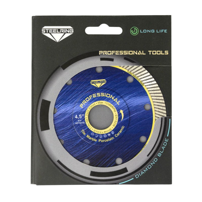 Диск алмазний STEELRING PROFESSIONAL 115 мм для скла, кераміки, керамограніту (HPTN115)