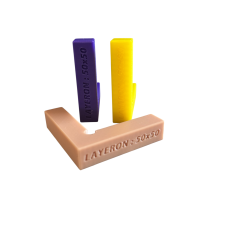 Кутник (кутик) для фіксації плитки Layeron 50×50 мм під 90° (KUT5050)