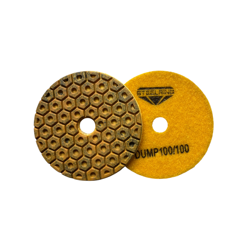 Алмазний шліфувальний диск (черепашка) 100 мм №100 STEELRING (DUMP100/100)