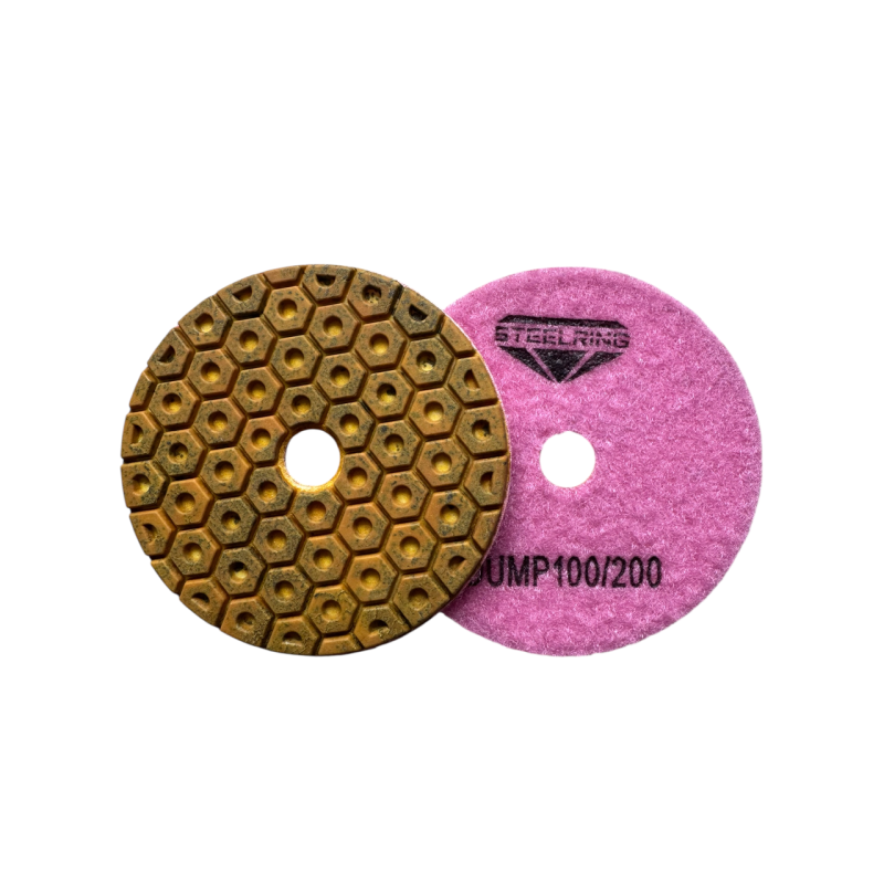 Алмазний шліфувальний диск (черепашка) 100 мм №200 STEELRING (DUMP100/200)