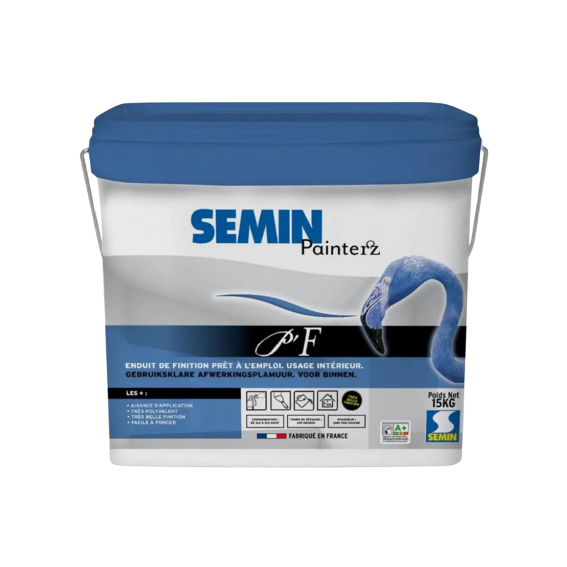 Полімерна фінішна шпаклівка Semin Painterz PF, 15 кг (108040)