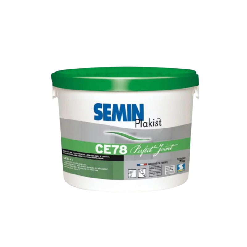 Шпаклівка для швів гіпсокартону SEMIN CE 78 PERFECT'JOINT, 7 кг (95678)