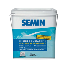 Шпаклівка для фінішного нанесення усередині приміщень Semin ENDUIT LISSAGE FIN, 10 кг (106072)