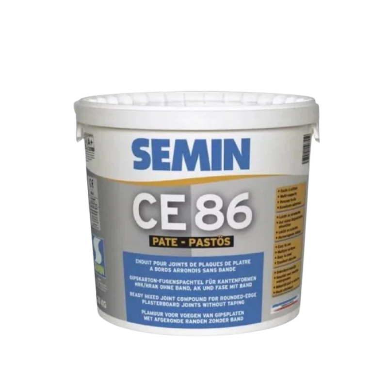 Полімерна готова шпаклівка Semin CE-86 PATE, 10 кг (5898)