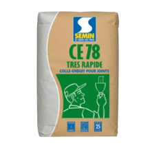 Шпаклівка для швів ГКП швидкого твердіння SEMIN CE-78 TRES RAPIDE, 25 кг (6886743)