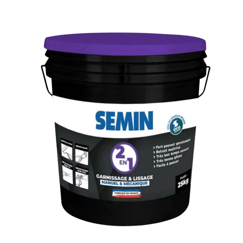 Полімерна шпаклівка для вирівнювання та загладжування поверхонь SEMIN AIRLESS 2 EN 1 G&L (112230)